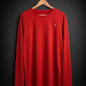 Reel Legends Reel-Tec Performance Long Sleeve Shirt Red XXL
